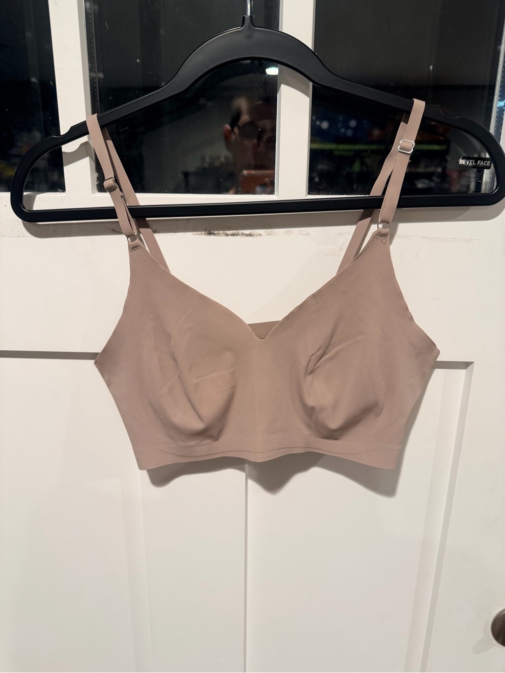 Seamless Nude/Mauve Wireless Bralette Size L